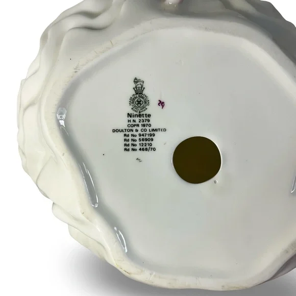 Vintage 1970 Royal Doulton Figurine “Ninette” HN 2379